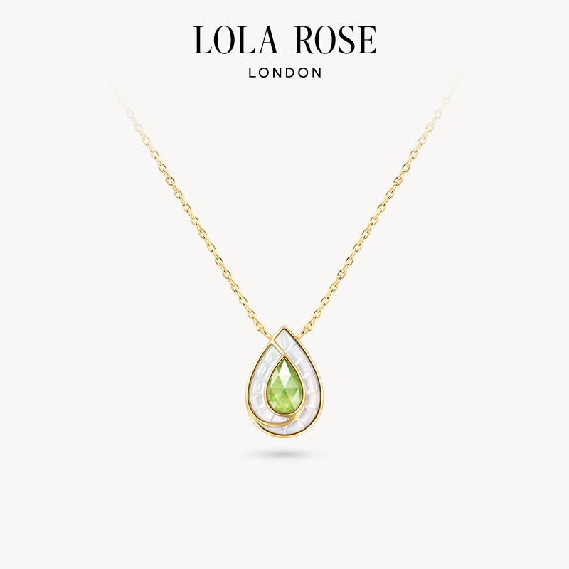 LOLA ROSE 罗拉玫瑰 新款水滴系列小众轻奢项链女