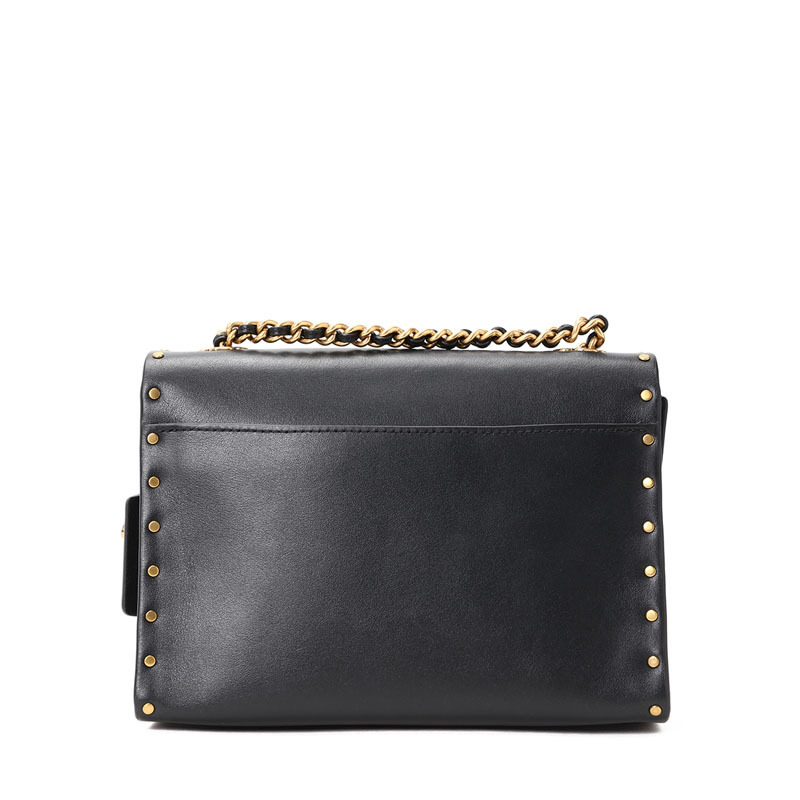 预订coachparker18c扣铆钉边饰女士链条包29389金扣