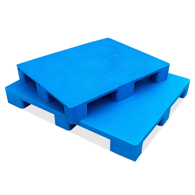 绵冠平面塑料托盘叉车防潮板垫仓板仓储货架超市垫板仓库托盘货物地垫新料加厚 1000*500