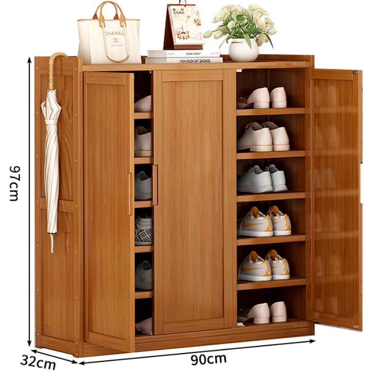 攸形储物鞋柜90*32*97cm个高清大图