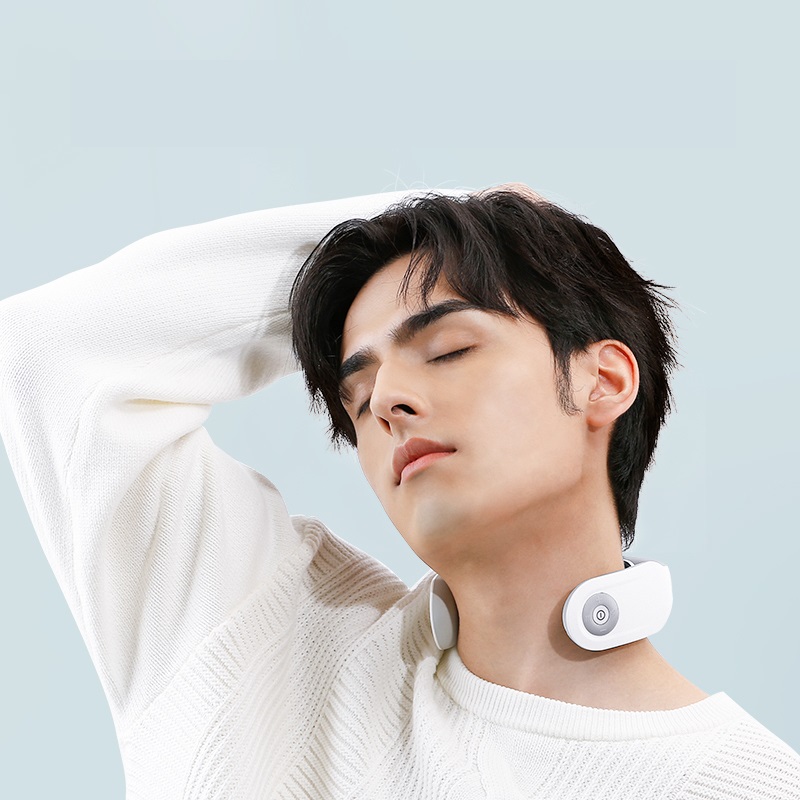 生日礼物 SKG 4098时尚款颈椎按摩仪家用按摩器脉冲电流护颈仪小巧便携高清大图