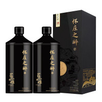 [贵州老字号]怀庄之醉 茅台镇酱香型白酒53度 匠心之作 53度 500ml *2瓶