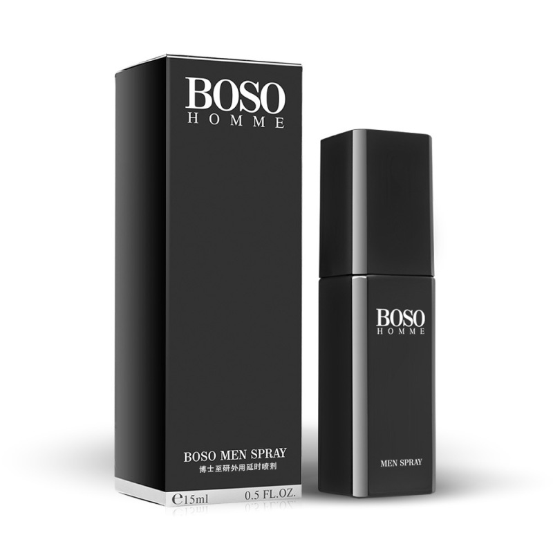 薄氏(BOSO) 博士至研外用延时喷剂 男用延时延迟喷雾剂 可口不麻男士专用 男性系列 夫妻房事性生活用品 成人情趣用品