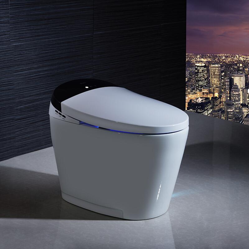 全自动翻盖智能马桶一体式男士小便冲水即热式家用坐便器雷达自动翻盖+脚感翻圈+自动冲水波迷娜BOMINA