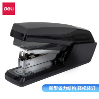 得力(deli) 12#订书机 0367省力装订机 适配24/6-26/6针 可订20页 混色 单位：把