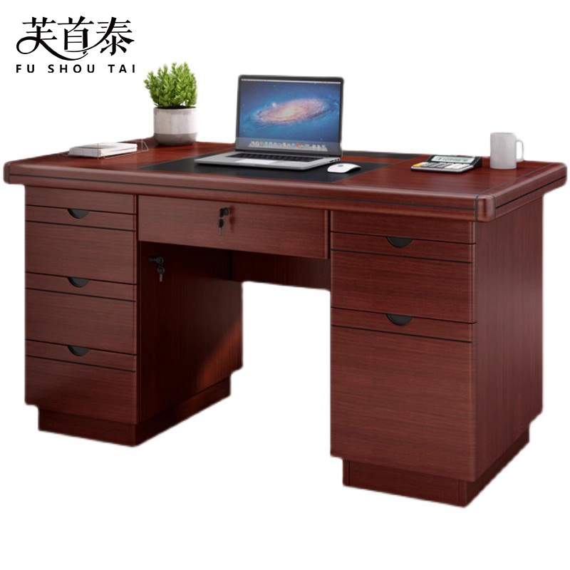 芙首泰1.6米办公桌木质张高清大图