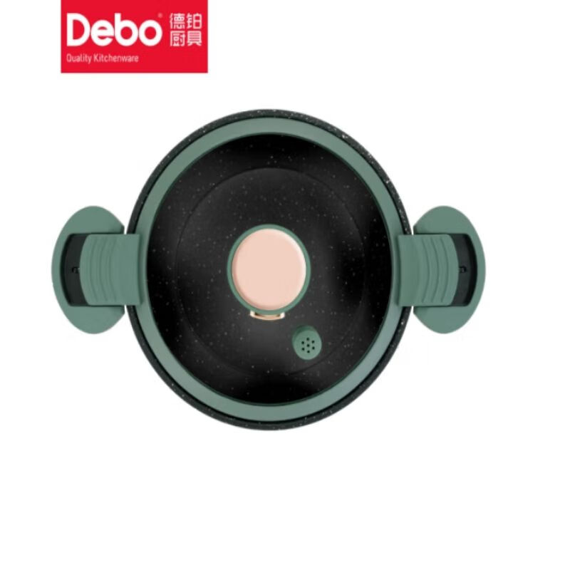 德铂(Debo) 米尔斯微压锅不粘煲汤锅22cm 3.5L DEP-DS323高清大图