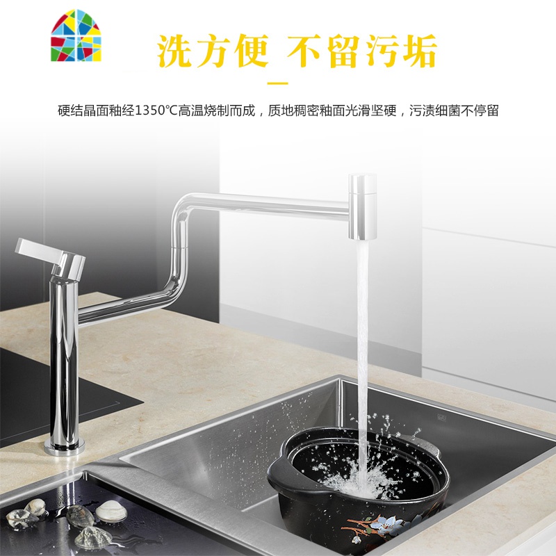 彩色砂锅炖锅家用陶瓷煮粥小沙锅汤锅可高温燃气明火煲仔饭煲汤锅 FENGHOU 3.0L温馨粉花好月圆适合2-4人高清大图