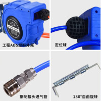 菲斯拓自动伸缩卷管器回收PU夹纱管气鼓风管双层夹纱管106.5 20米