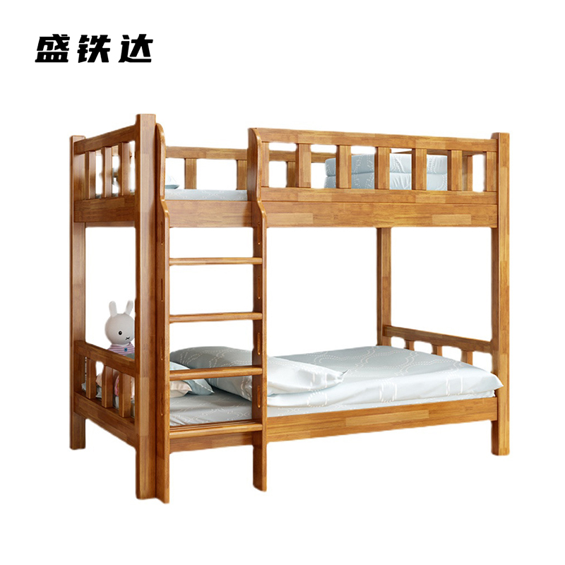 盛铁达 实木高低床1.2*2.0*1.75m STD-GDC1028 张高清大图