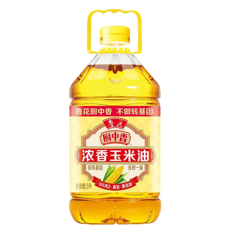 鲁花 厨中香 浓香玉米油5L高清大图