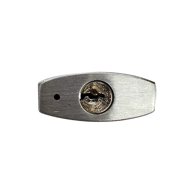 苏识 单开HD38mm 不锈钢弧形 弹子锁 (计价单位:个) 银色高清大图