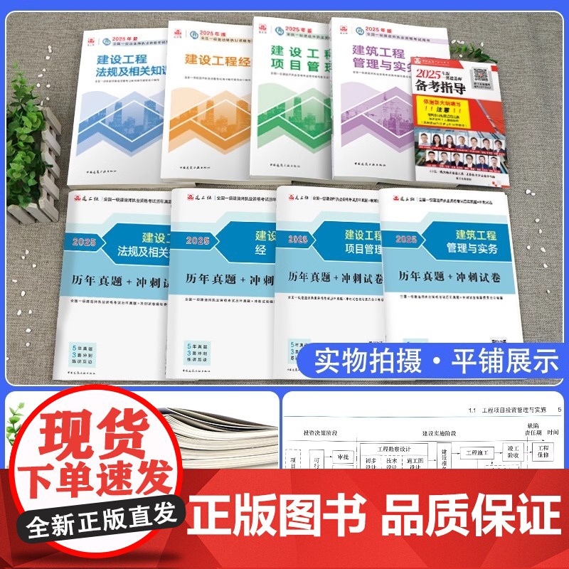 书建工社店]正版一建建筑2025年教材新版正版一级建造师考试书全套市政机电公路水利项目管理法规历年真题试卷习题集课程高清大图