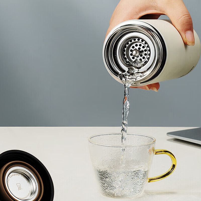 希诺真空杯370ml不锈钢材质精品款N-3261(颜色随机)高清大图