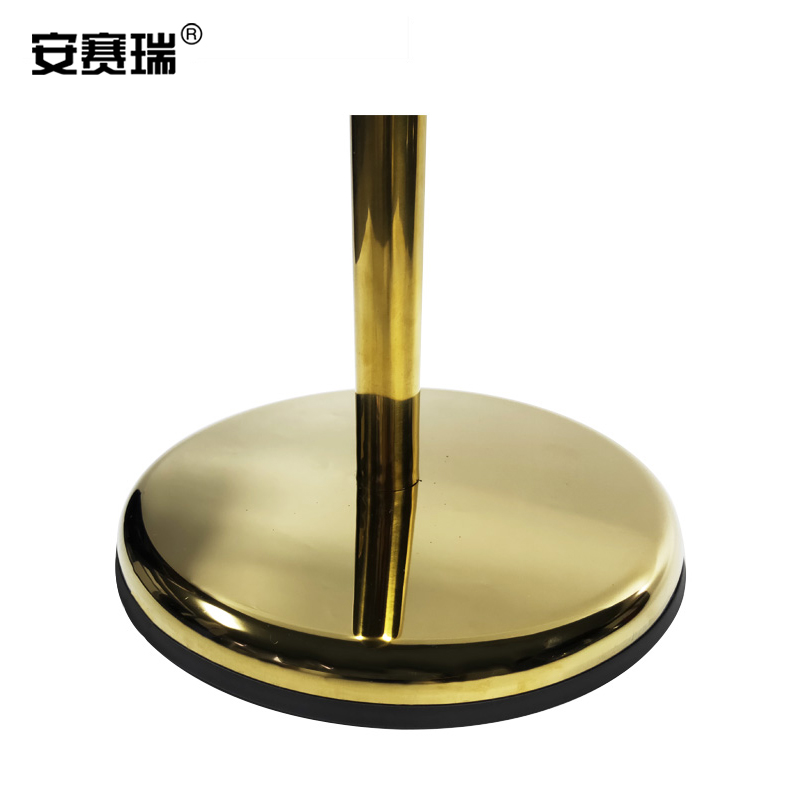 安赛瑞 直角立牌展示牌-材质:铝合金+铁质喷塑,尺寸:A3,颜色:金,螺旋杆 12591高清大图