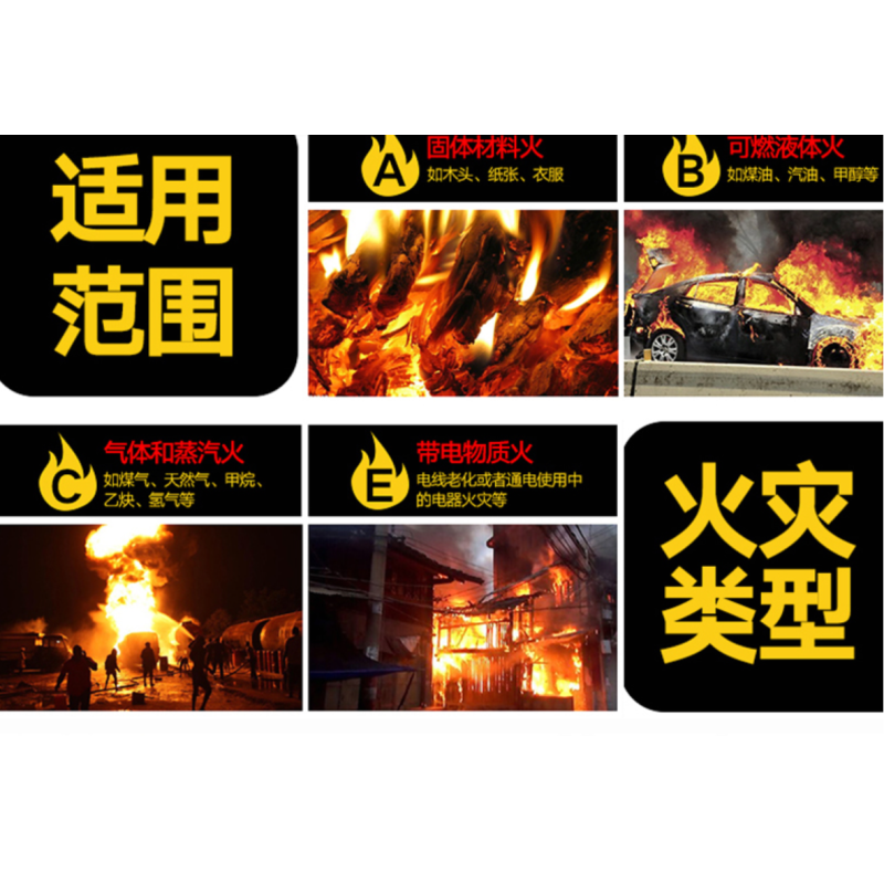 艾弗尔 4公斤干粉灭火器