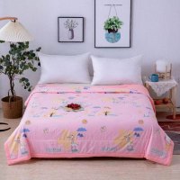 小窝厘依品居素色羽丝棉双人夏被200*230CM