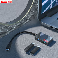 联想LP0806C分线器type-C扩展坞USB-C转USB3.0多接口集线器转换头笔记本电脑转换器拓展坞USB连接线