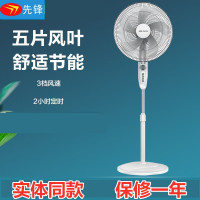 先锋落地扇FS40-11B白色 大风量5叶电风扇可升降定时摇头16吋
