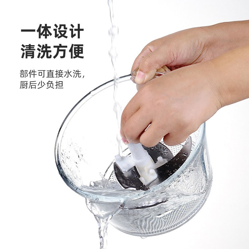 先锋(SINGFUN)绞肉机搅拌机家用绞馅机碎肉机电动小型碎菜料理机打蒜蓉辣椒酱塑头玻璃3升单刀DJR-G1806