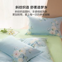 水星出品百丽丝全棉40S印花四件套纯棉床单被套单双人套件床品