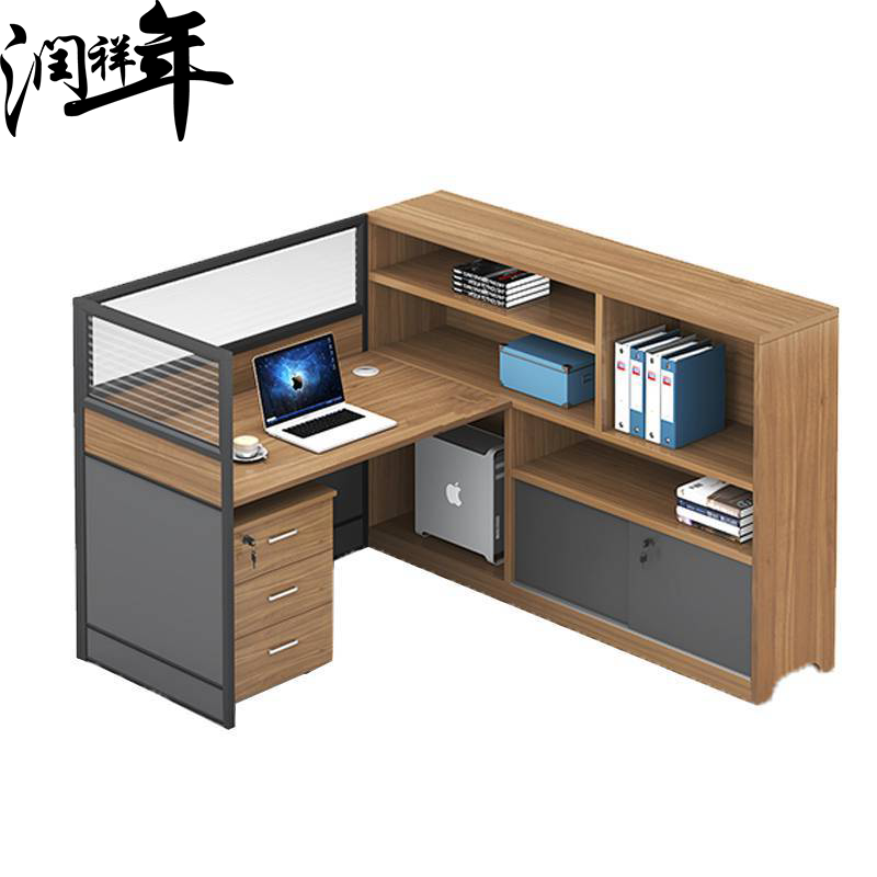 电脑桌 屏风工位办公桌PF05/套高清大图