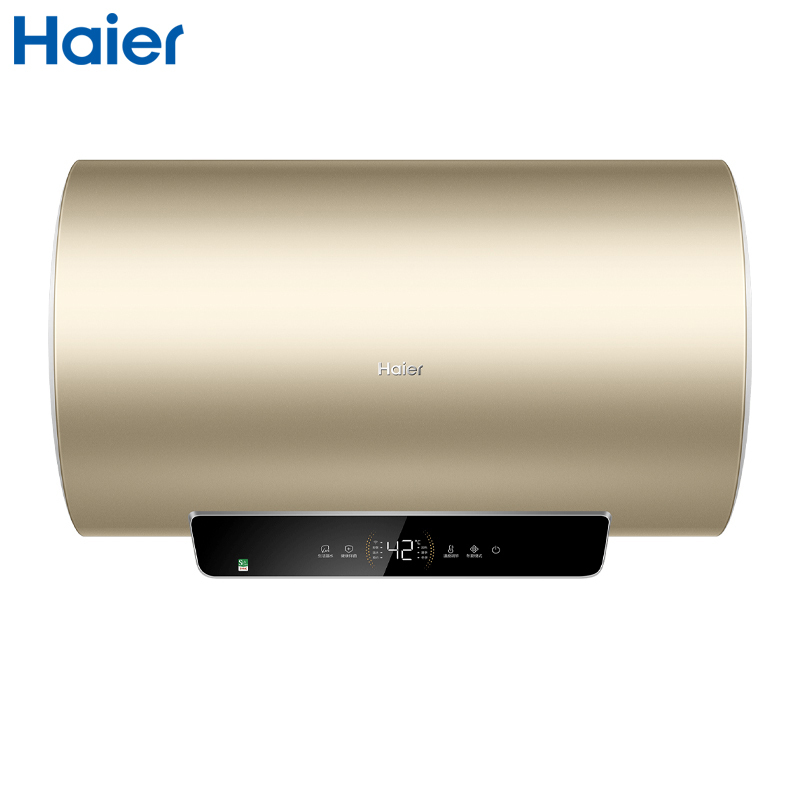 海尔(Haier)60升电热水器 EC6002-YG3(U1) WIFI智控 2200W速热 一级能效 APP预约洗浴