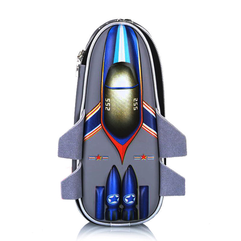 小学生密码锁文具盒男生笔袋超人钢铁侠大容量幼儿园儿童铅笔盒 0041