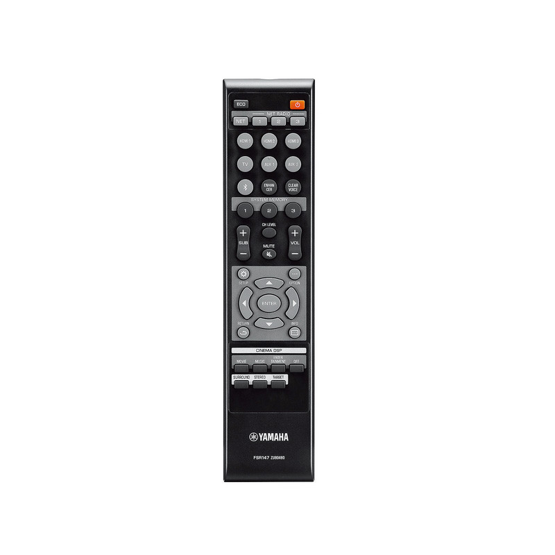 雅马哈(Yamaha)YSP-2700 家庭影院音箱 音响 回音壁条形电视音响 wifi/蓝牙/无线低音炮 黑色