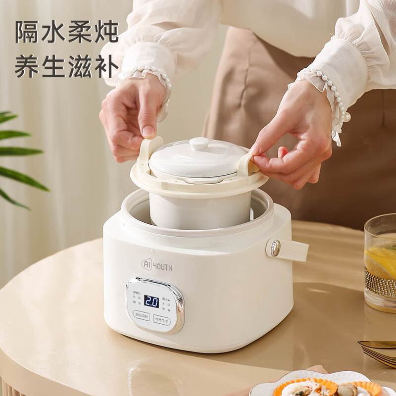 艾青春(AIYOUth)家用煮饭锅全自动专用煲汤隔水炖炖盅 AI-G11 2L高清大图