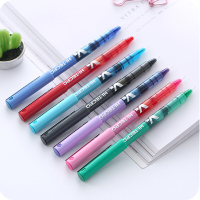 百乐(PILOT)BX-V5直液式走珠笔 黑色 12支装 0.5mm中性笔 水笔针管笔 签字笔 财务笔写字笔办公商务笔