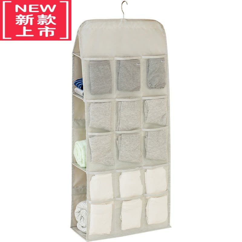 可莉允内裤内衣收纳袋挂袋墙挂式双面衣柜器袜子悬挂式文胸置物架储物图片