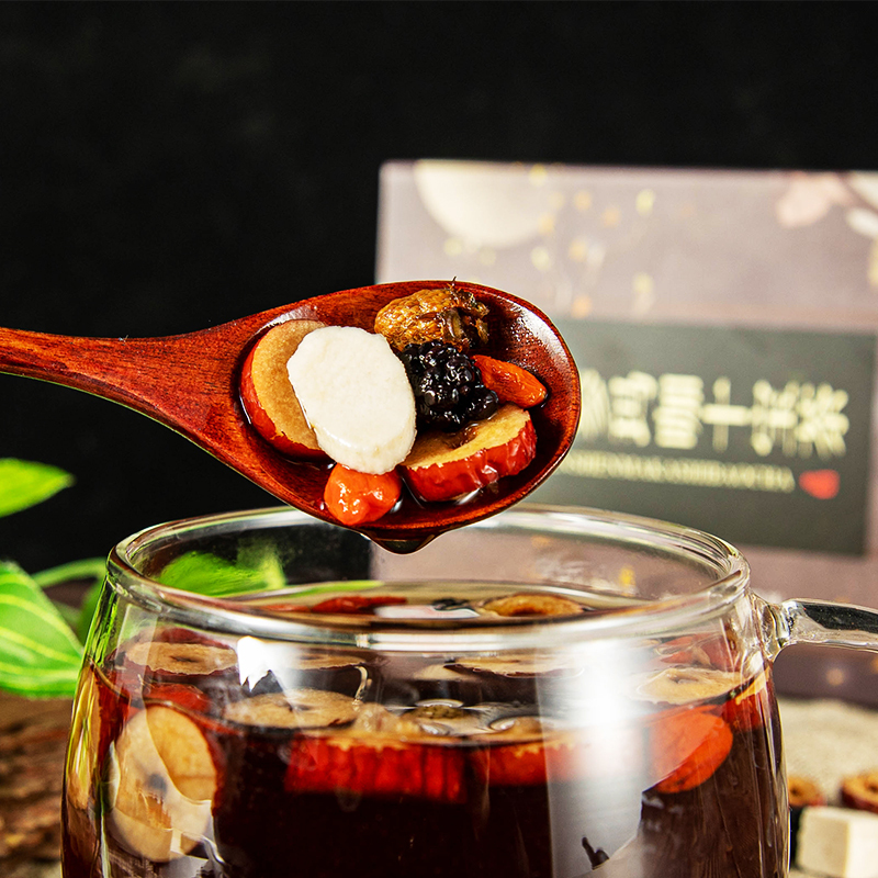 人参五宝茶男人养身肾茶八宝组合花茶红枣枸杞桑葚精熬夜养生茶