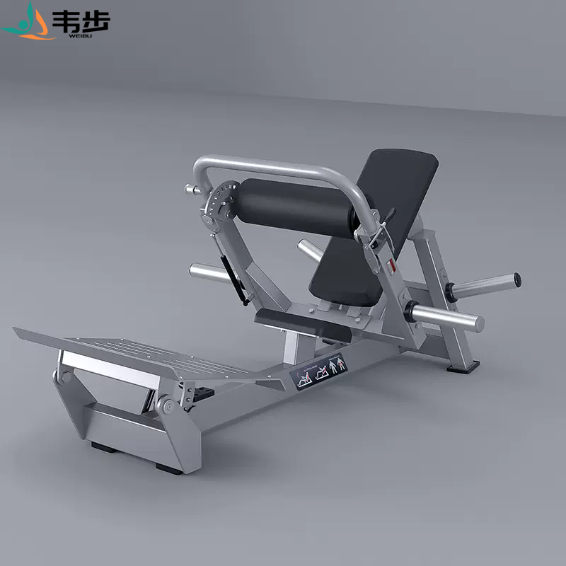 韦步臀桥机商用女子健身房私教塑型器械家用臀腿部训练器臀桥机(银色)
