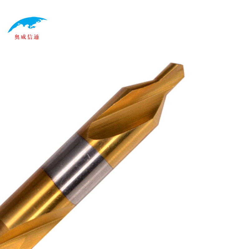 奥威信通 刃具/刀具/刃具镀钛中心钻头/定位钻头/ 镀钛全磨制 支高清大图