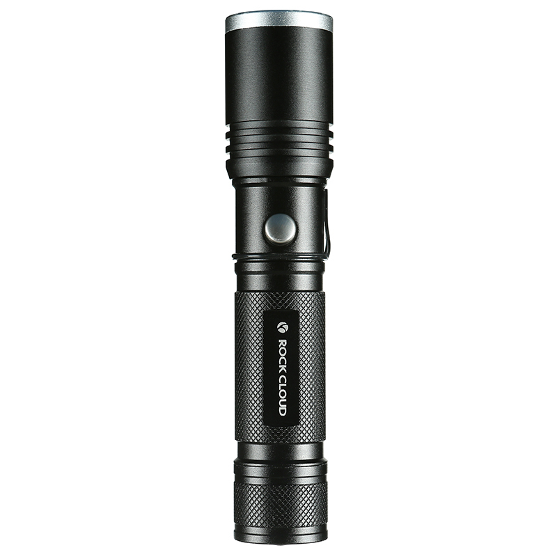 岩云/RockCloud 铝合金便携LED强光手电筒强光手电(400流明)RC01601