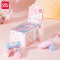 得力deli71136橡皮擦樱花系列6块装小学生用可爱卡通儿童果冻水果像皮象皮擦擦的干净少屑