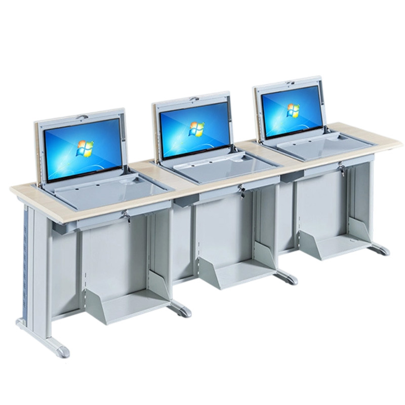 指臣电脑翻转桌三人张高清大图