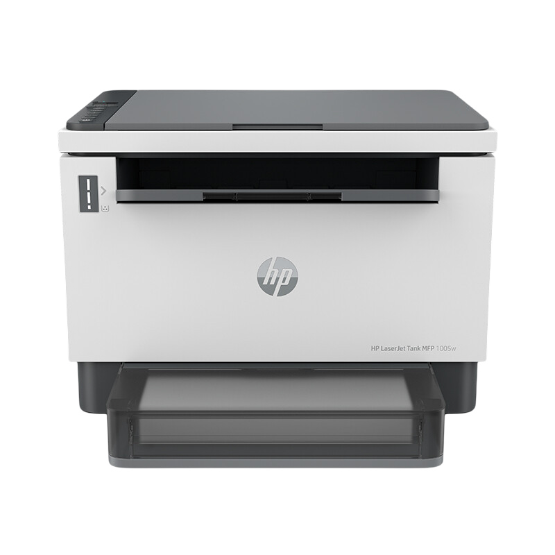 惠普HP LaserJet Tank MFP 1005w智能闪充无线激光多功能一体机 打印复印扫描 惠普激光办公打印机一体机学生家用手机无线打印复印一体机 套餐二