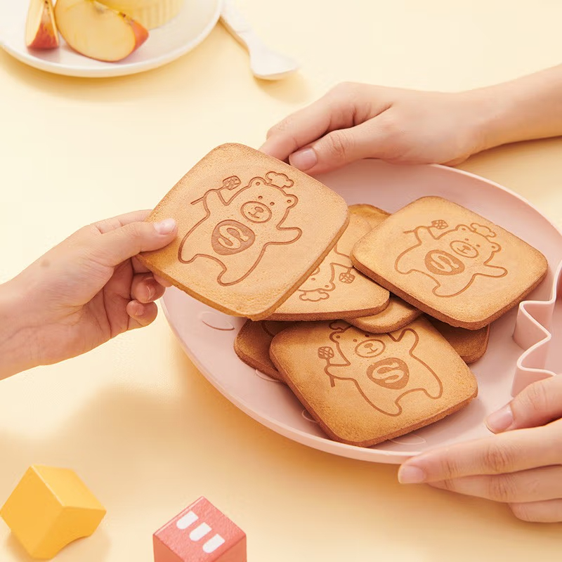 [满199减100]来伊份 鸡蛋煎饼120g袋鸡蛋卷饼干休闲零食小吃传统糕点点心原味高清大图