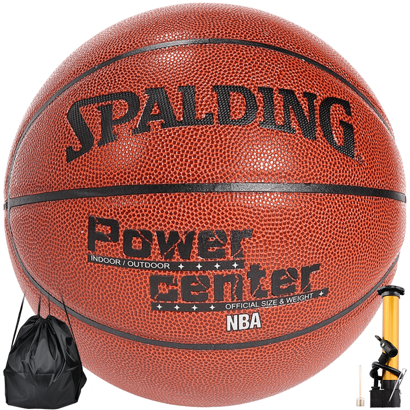SPALDING 斯伯丁NBA掌控篮球室内外比赛7号PU材质蓝球儿童lanqiu高清大图