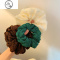 JiMi奶油泡芙大肠发圈女高级感ins韩系大号头绳森系仙美发饰马尾发绳