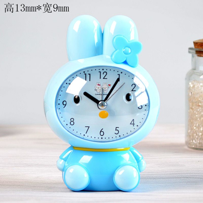 创意儿童闹钟小学生迷你床头卧室卡通男孩定时钟表闹铃ins风礼物小
