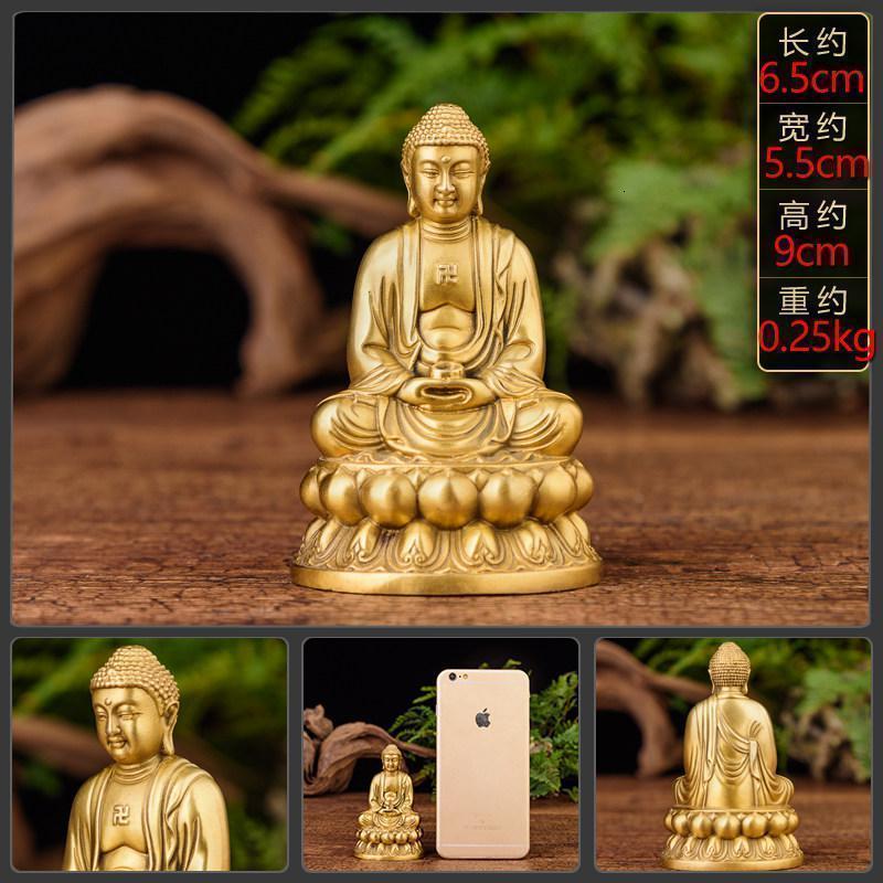 美帮汇释迦牟尼佛像铜 释迦摩尼如来车载摆件汽车车内饰品高清大图