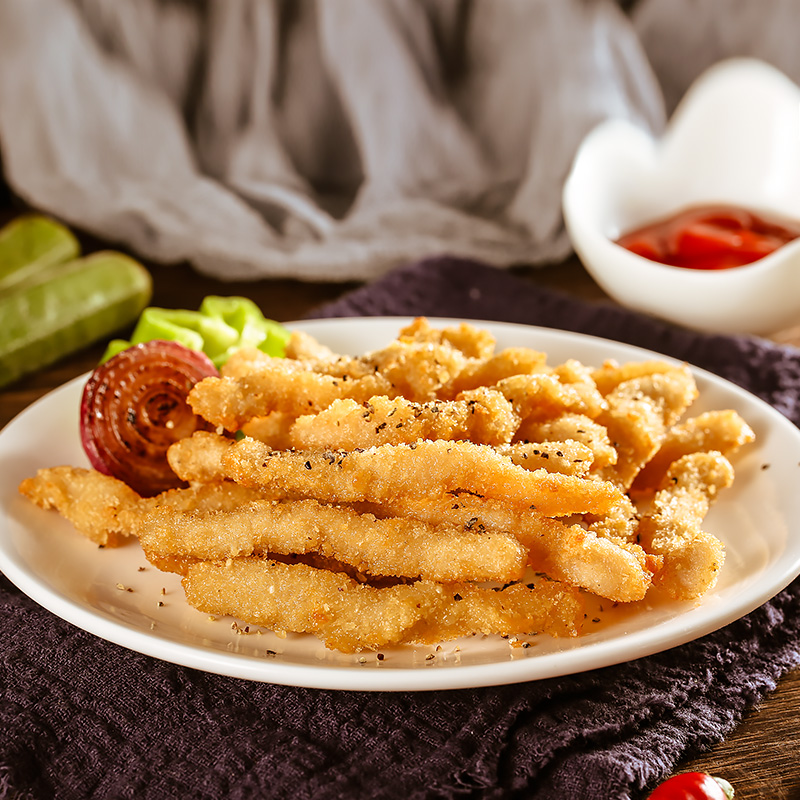 正味佳椒盐排条345g雪花排条半成品椒盐油炸小吃