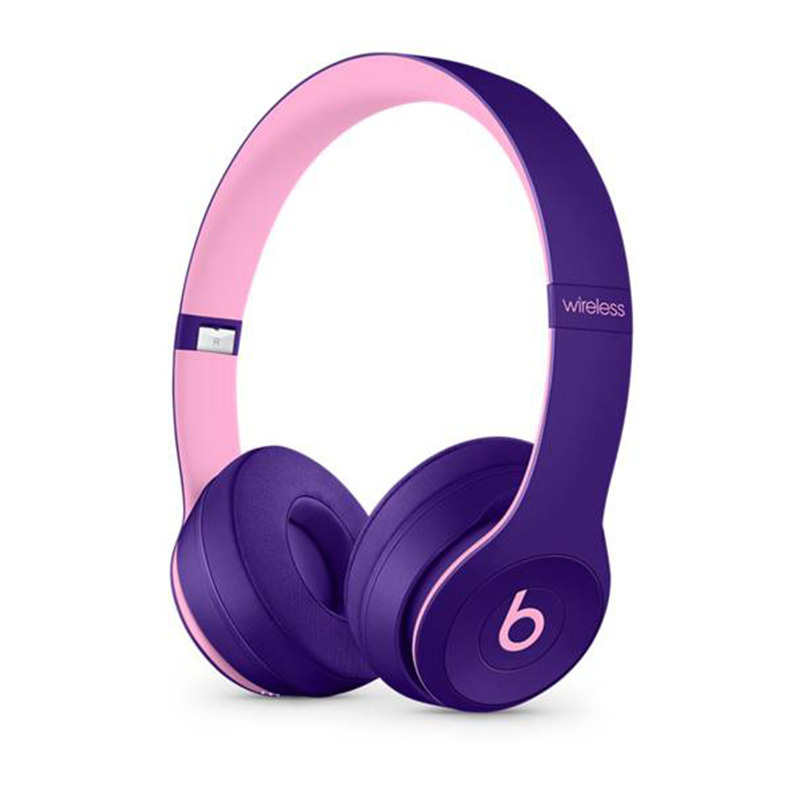 Beats solo3 wireless 头戴式无线蓝牙耳机 Pop紫