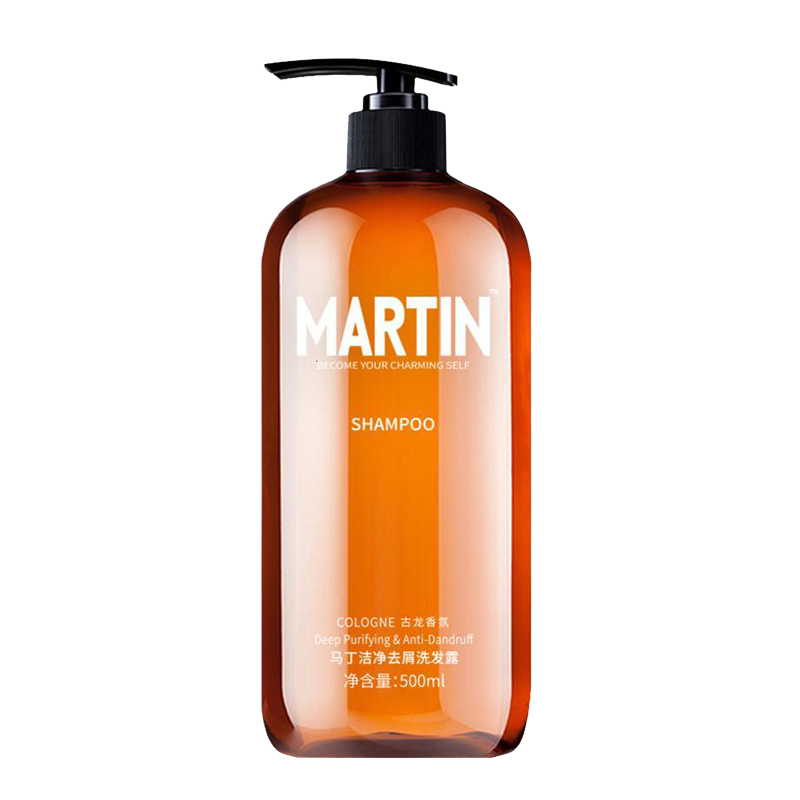 马丁Martin男士洁净去屑洗发水500ml 控油去屑止痒洗发露古龙香氛去头屑洗发液