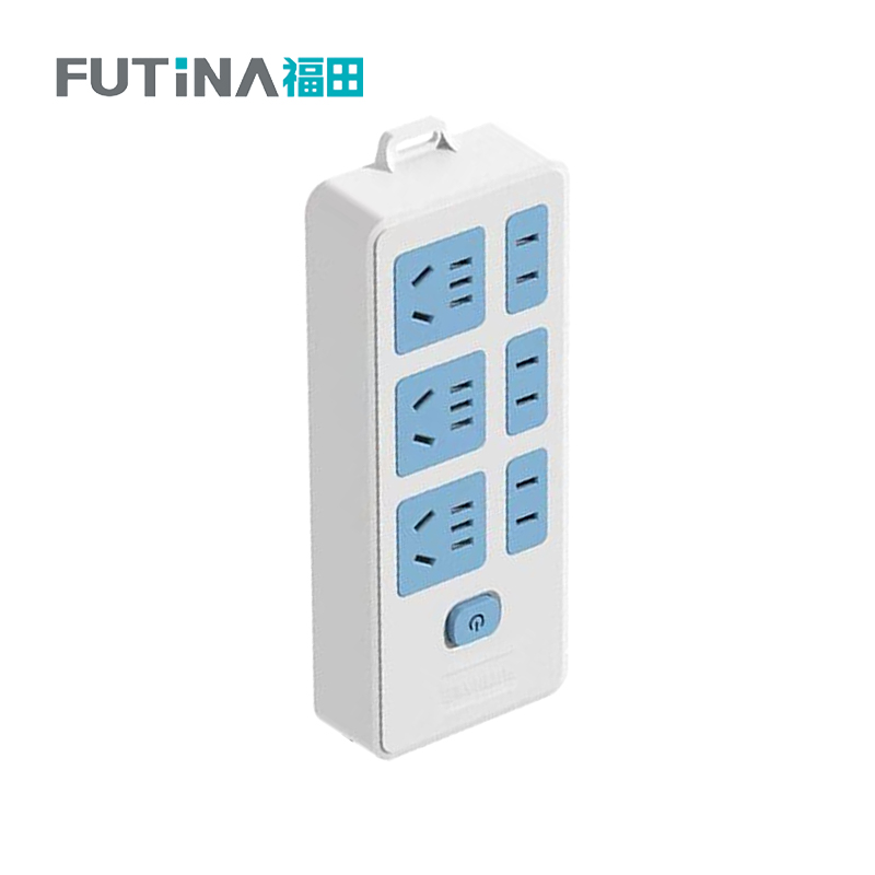 福田 插排插线板 家用智能排插电源多功能开关插排接线板 F-621K 单位:个高清大图