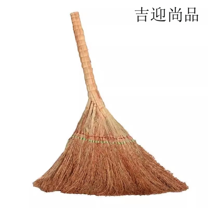 吉迎尚品 手工编织高粱苗扫把扫地扫帚笤帚 86cm 把高清大图