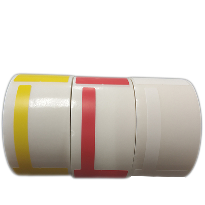 开仰(KAIYANG)P-50R-DX手持机打印F型尾纤标签/不干胶标签纸/45*36+50mm/100片/卷 红色